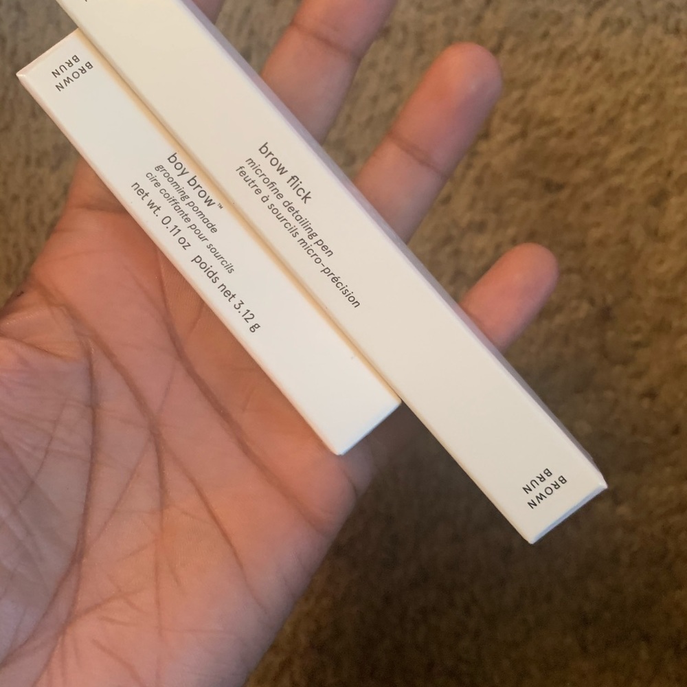 Glossier Brown Brow Flick+Boy Brow - never opened